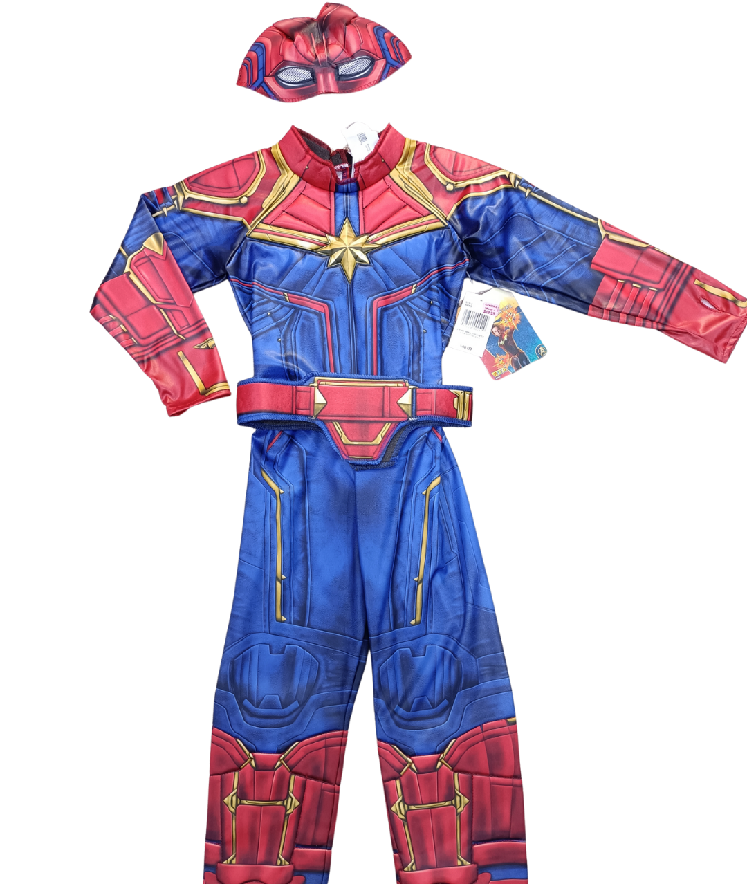 Ms. Carol Danvers Costume Captain Marvel Kids Deluxe Girls Fancy costume