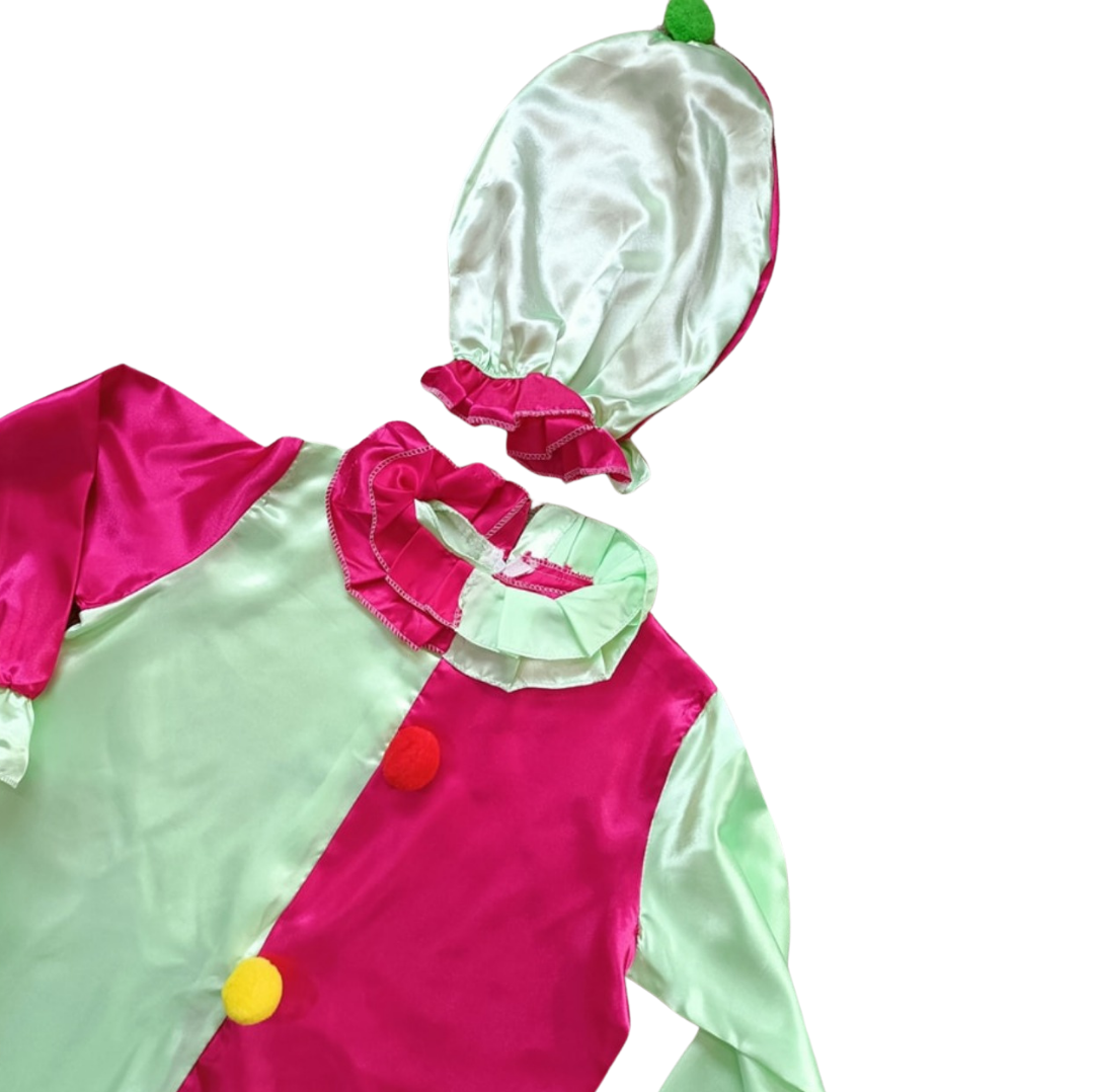 Clown Kids costume Halloween colorful Clown Costume