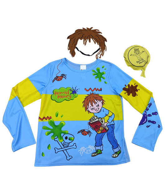 Horrid Henry Boys Fancy Dress World Book Day Childrens Childs Costume Outfit