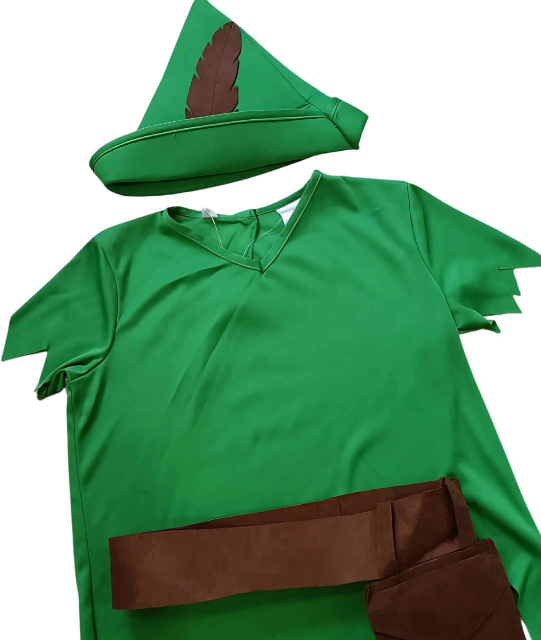 Peter Pan Costume with Hat for Infant Toddler & Little Boys Halloween Dress Up Outfit 
