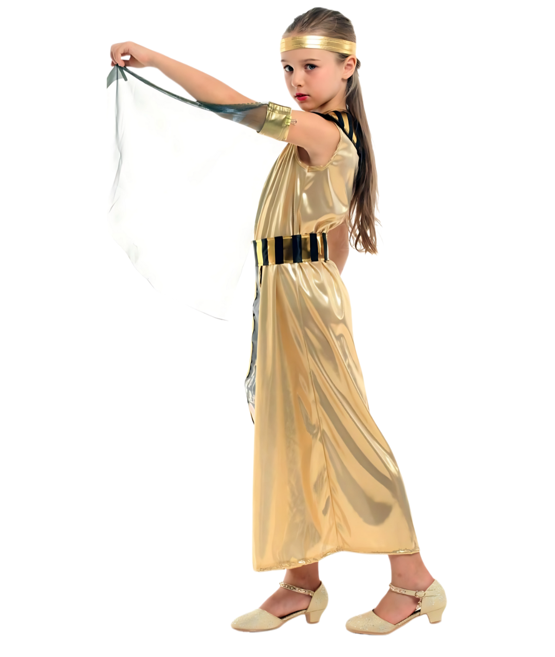 Ancient Egyptian Princess Cleopatra Girls Fancy Dress Halloween Party Cosplay Outfit