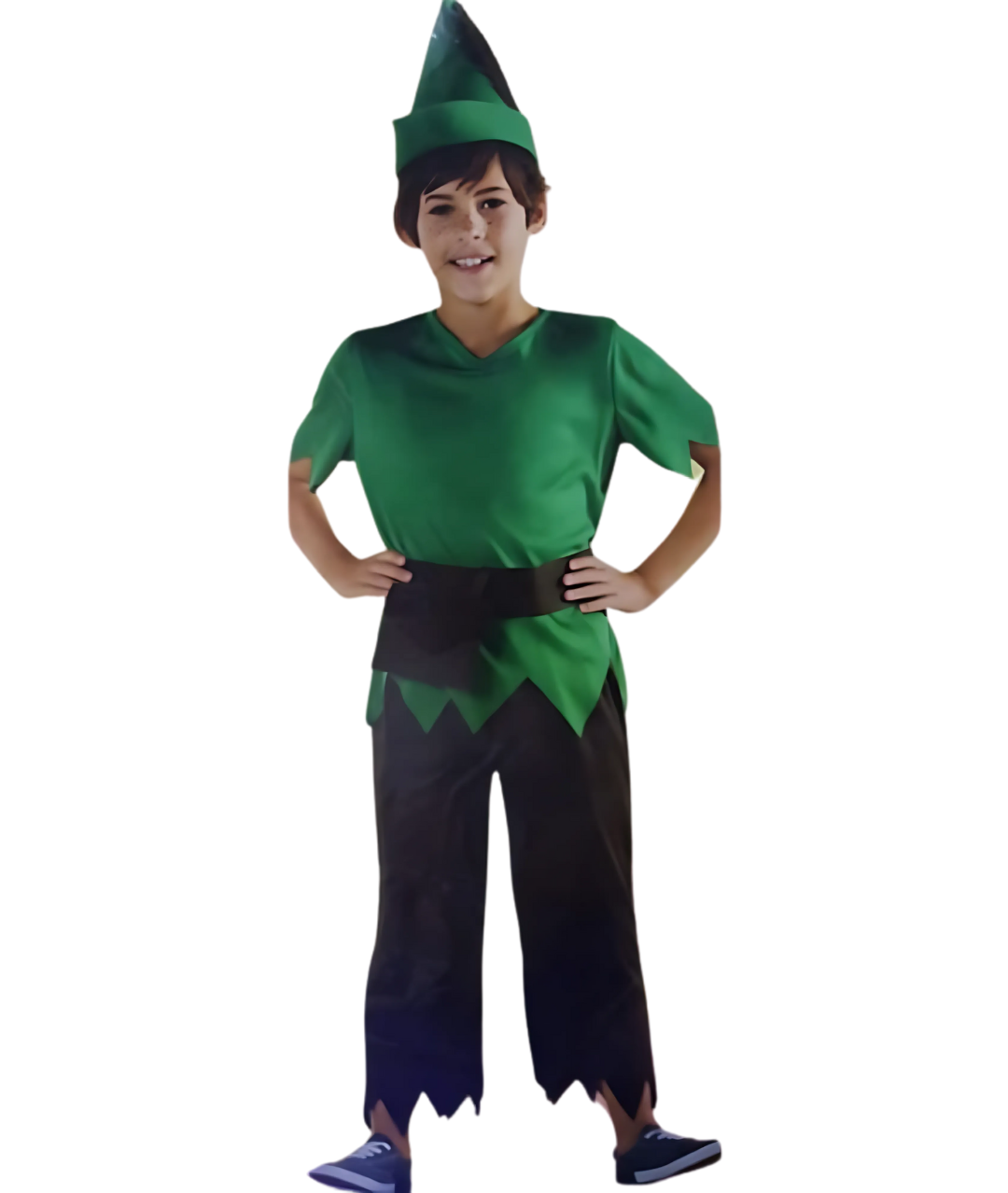 Peter Pan Costume with Hat for Infant Toddler & Little Boys Halloween Dress Up Outfit 
