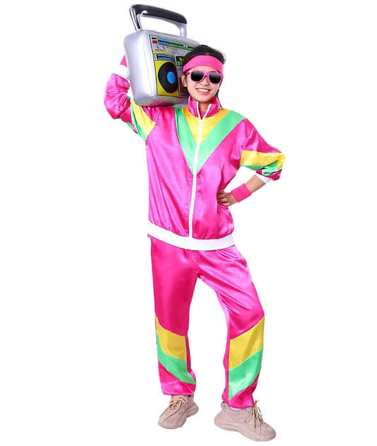 80s Costume Retro Tracksuit 90s Hip Hop Costume-set in Jordan