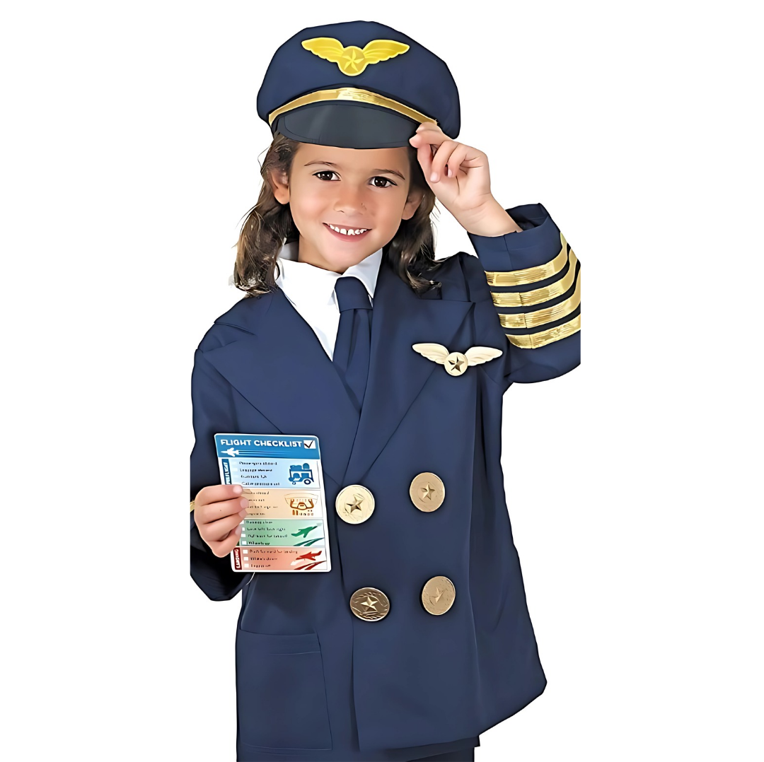 Aircraft Pilot Costumes for boys Halloween Costume for kids3