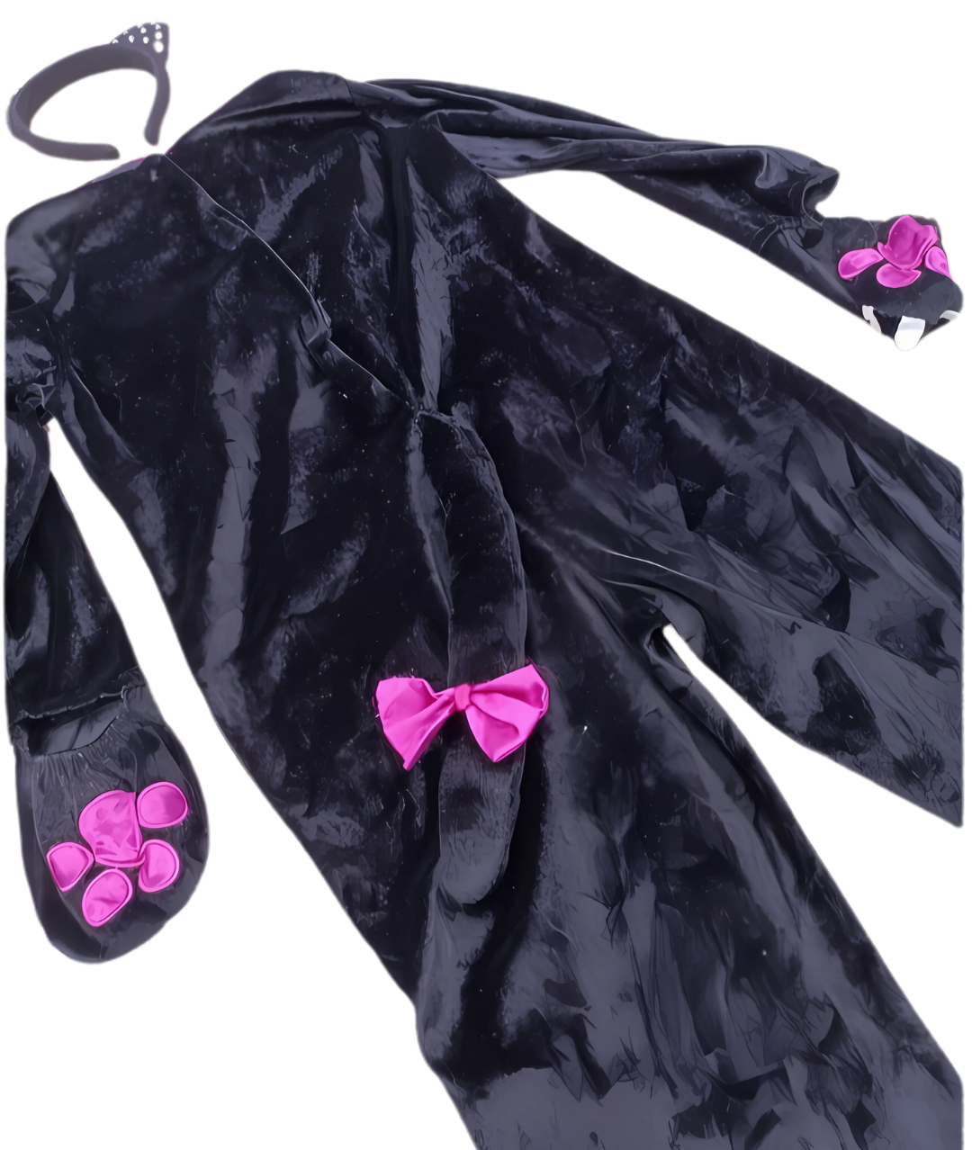 Baby Girls Halloween Fancy Dress Cat Jump Suit Costume2