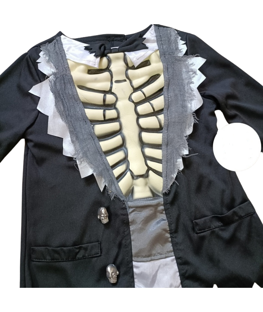 Boy Halloween Skeleton Costume Set Kids Grunge Long Sleeve