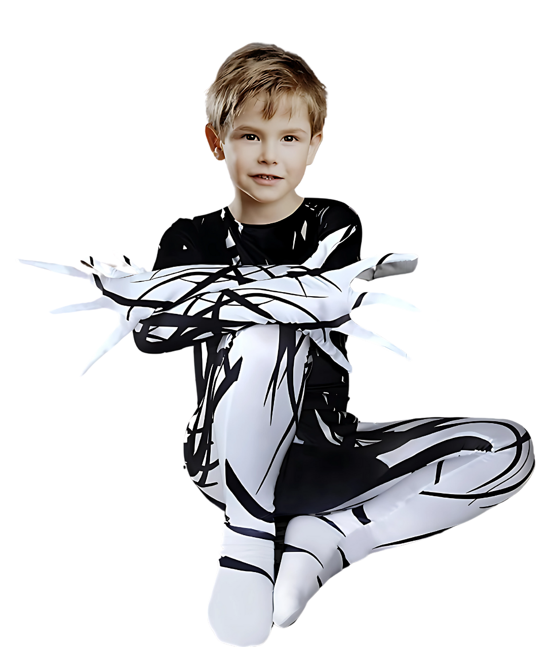 Boys Halloween Scary Costume, Halloween Shadow Costume Suit for Kids4