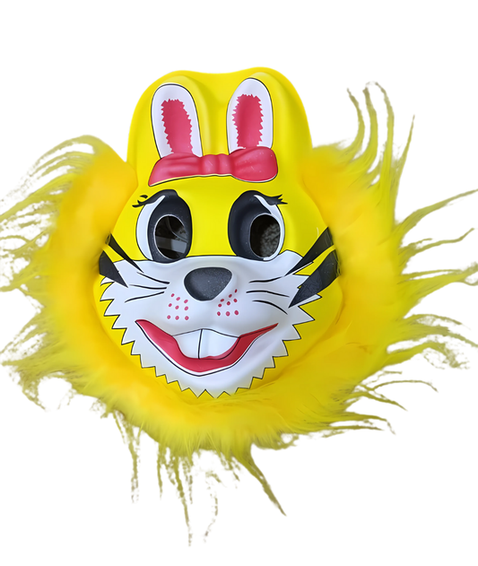 Bunny The mask of children the shape of the Rabbit yellow color-set in Jordan