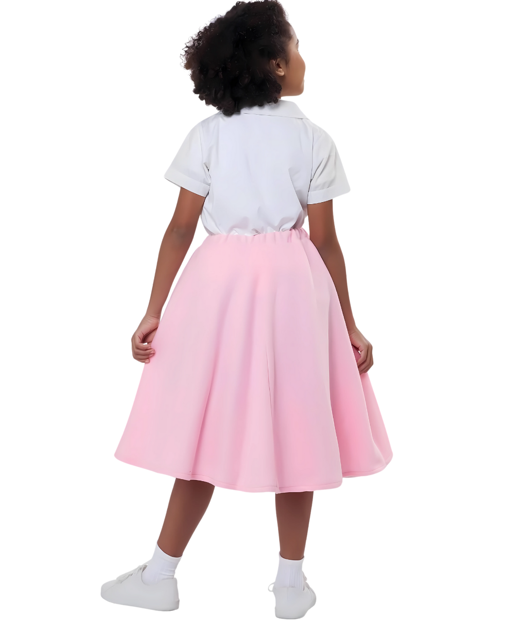 California Costumes Girls Poodle Skirt Child Costume Pink2