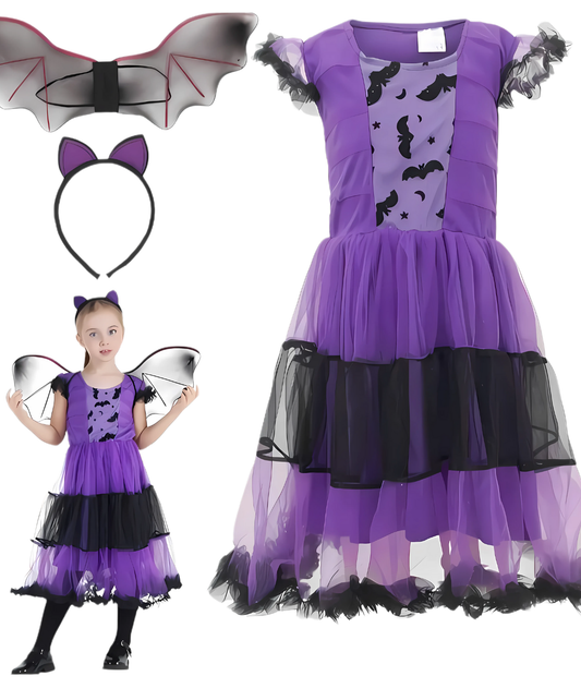 Children's bat costume, Halloween costume Fancy Dress for girls-set in Jordan