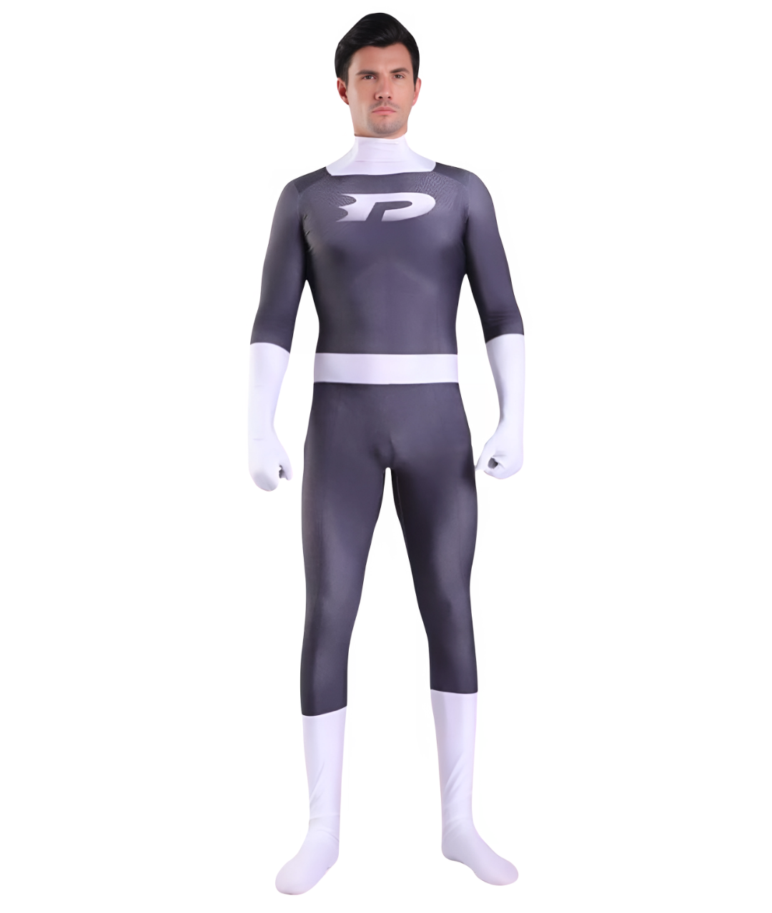 Danny Phantom Cosplay Costume 3D Print Spandex Zentai Suit SuperHero Bodysuit Halloween Costume for Adults-set in Jordan
