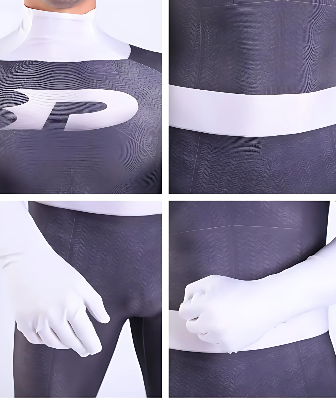 Danny Phantom Cosplay Costume 3D Print Spandex Zentai Suit SuperHero Bodysuit Halloween Costume for Adults3
