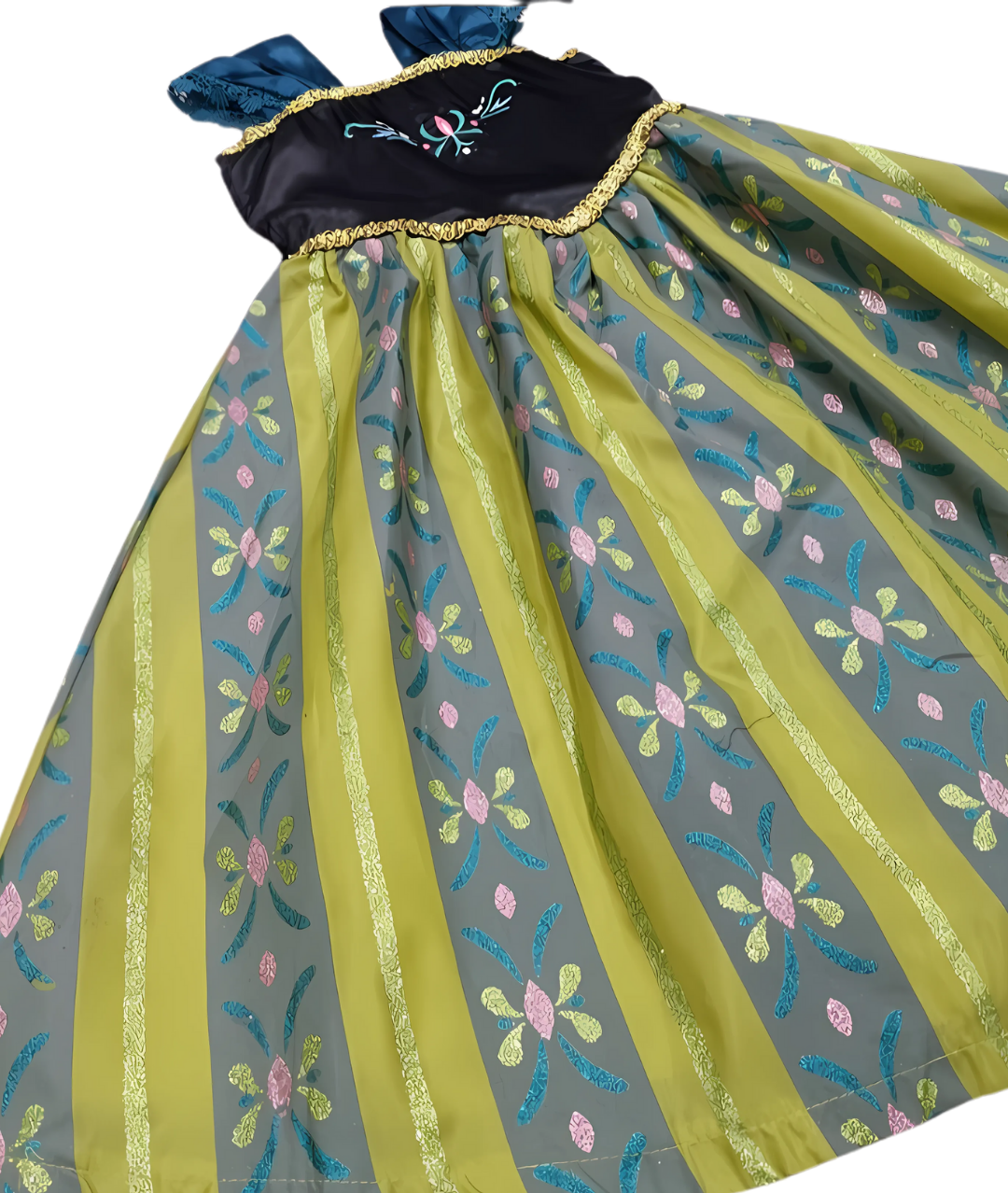 Disney Princess Frozen Anna Coronation Day Costume Gown party cosplay Halloween for girls2