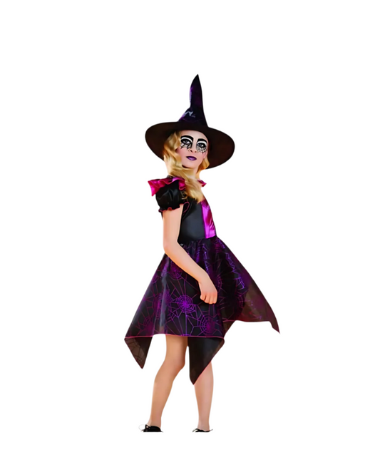Fairy Tale Black Fancy Dress Halloween Witch fancy dress for Girls-set in Jordan