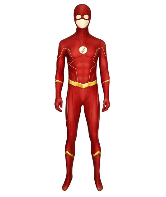 Flash jumpsuit Cosplay Halloween Costume for men1-set in Jordan