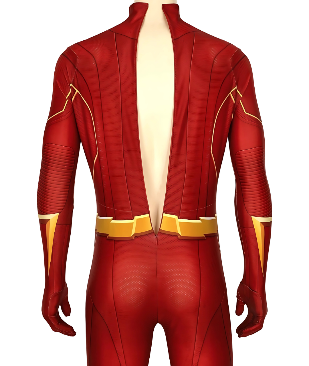 Flash jumpsuit Cosplay Halloween Costume for men3