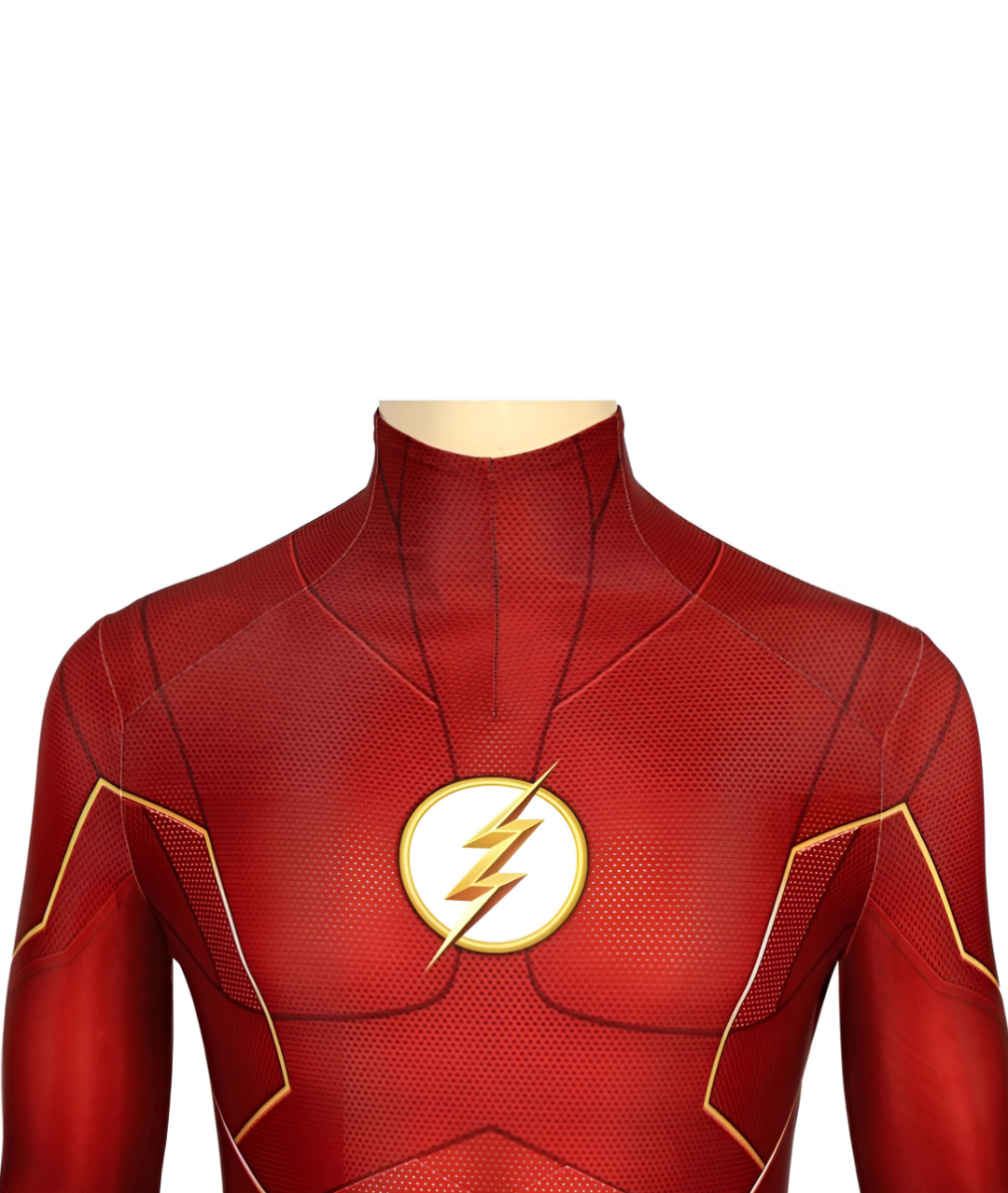 Flash jumpsuit Cosplay Halloween Costume for men4
