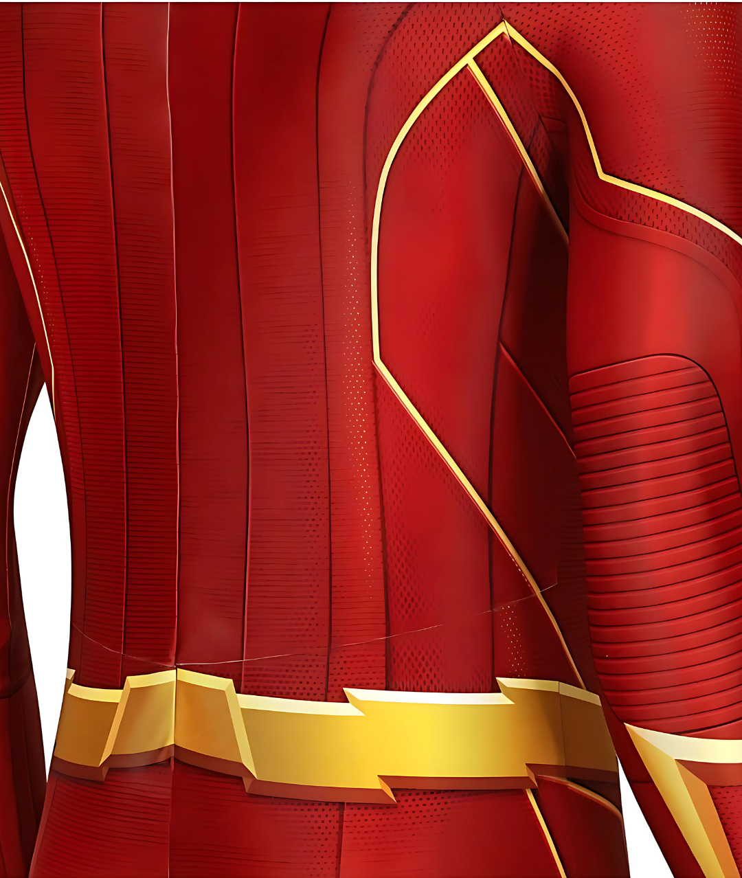 Flash jumpsuit Cosplay Halloween Costume for men6