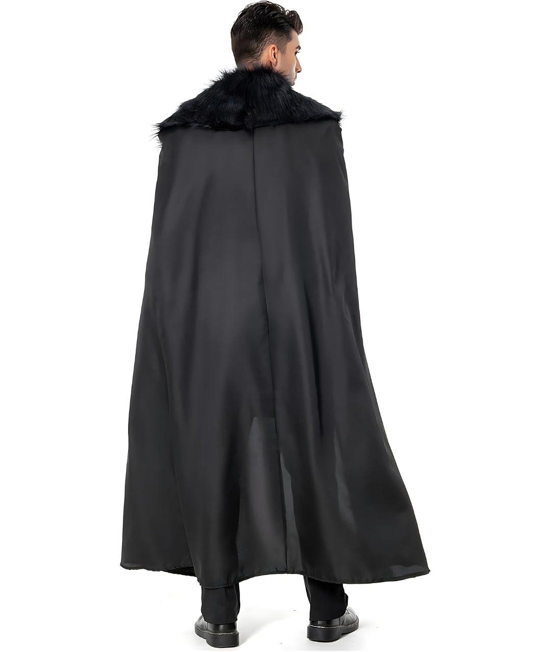 "Game of Thrones" Jon Snow Cosplay Costume Halloween Outfit Cape3