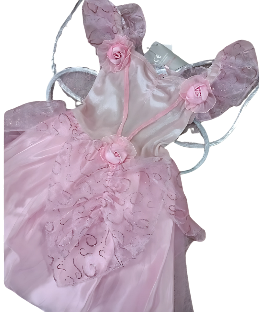 George Baby Girls Toddler Pink Rose Fairy Springtime Pretend Play Costume2