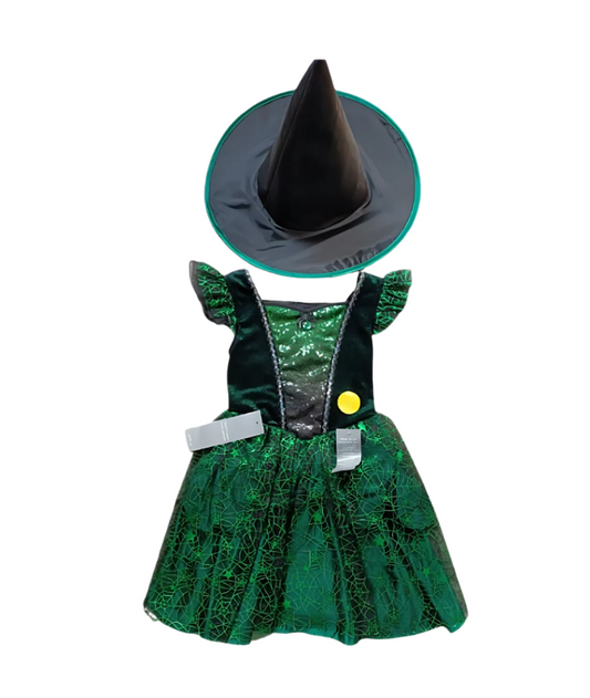 George Halloween Fancy light up Dress Girls Witch Fancy Dress-set n Jordan