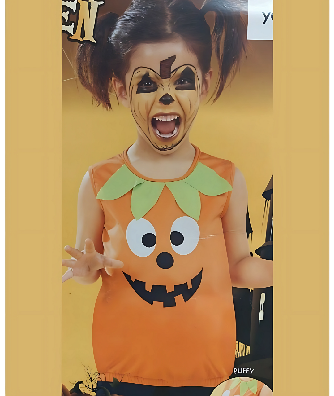 Girls Amscan Pumpkin Costume Halloween Costume-set in Jordan