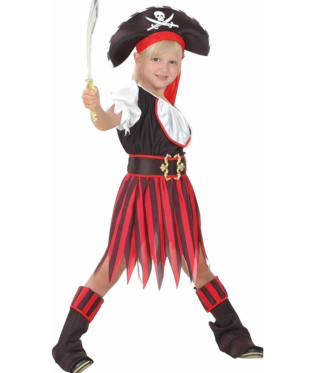 Girls Pirate Costume Fancy Dress