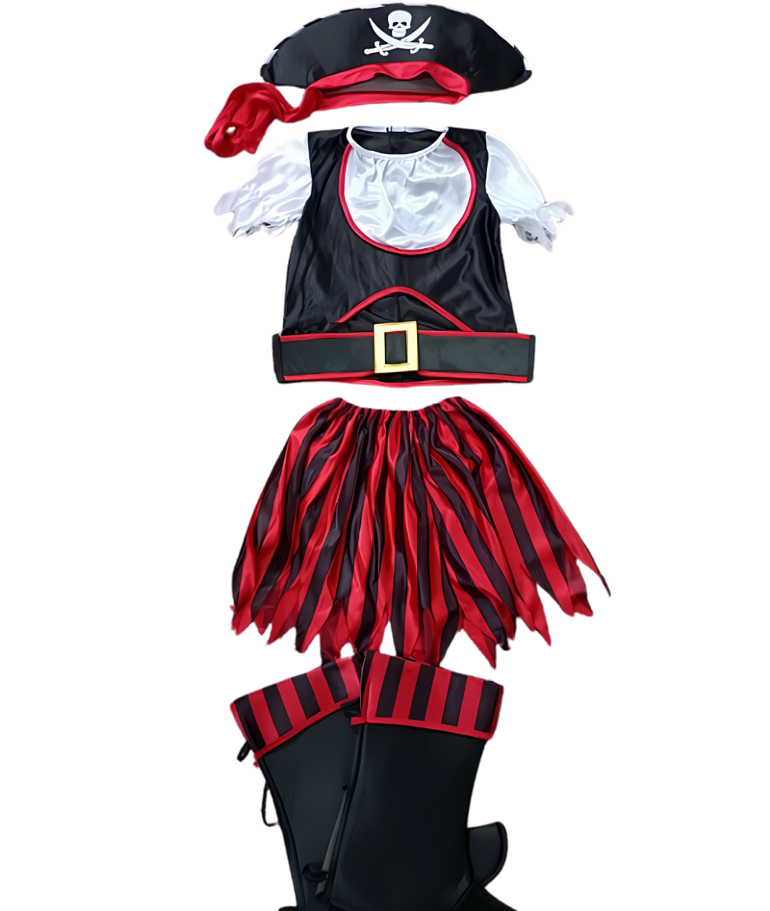 Girls Pirate Costume Fancy Dress5