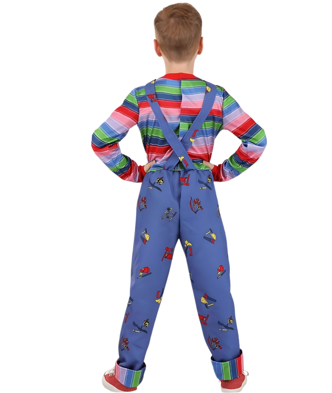 Halloween Chucky Costume Kids Child's Play Killer Fancy Dress Cosplay Jumpsuit2