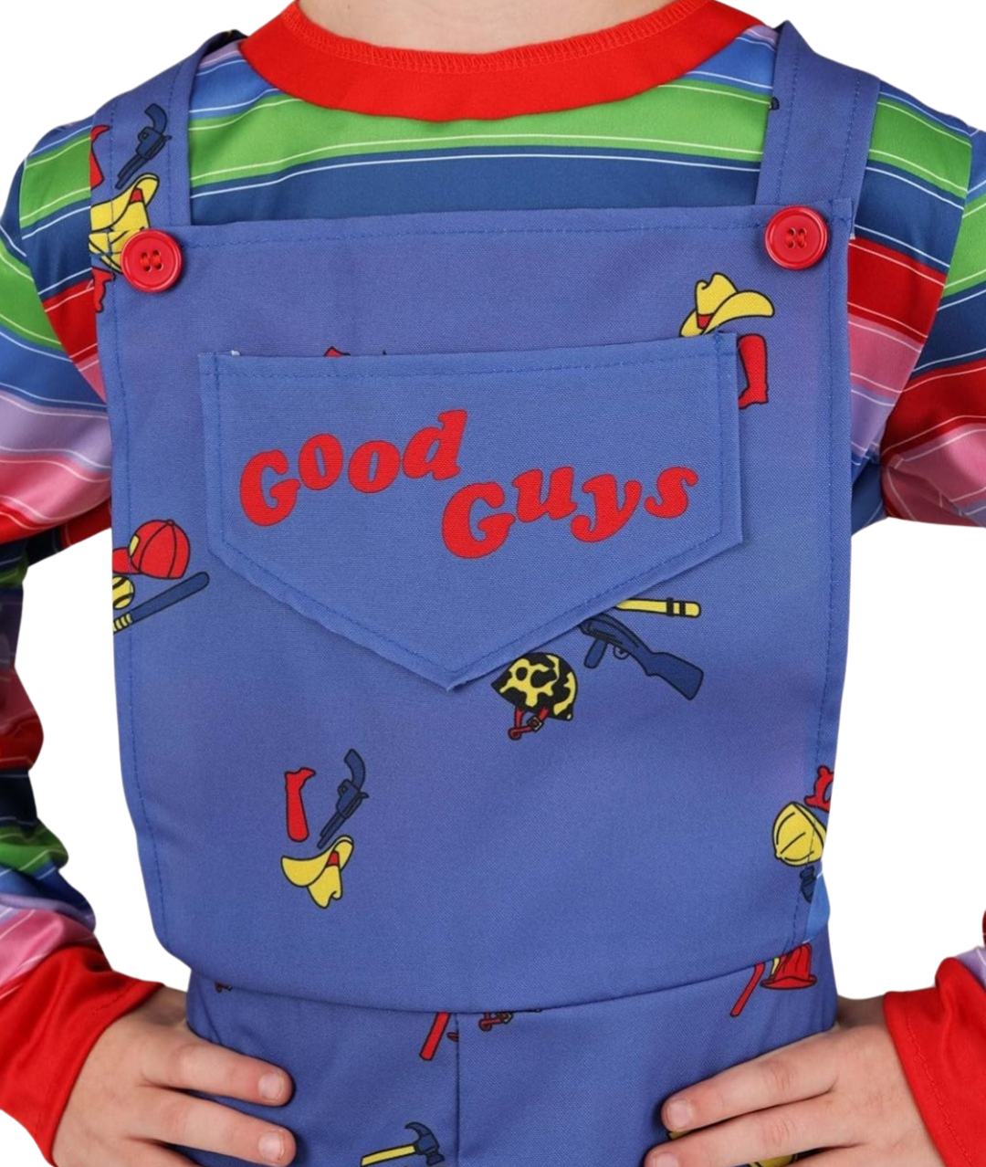 Halloween Chucky Costume Kids Child's Play Killer Fancy Dress Cosplay Jumpsuit3