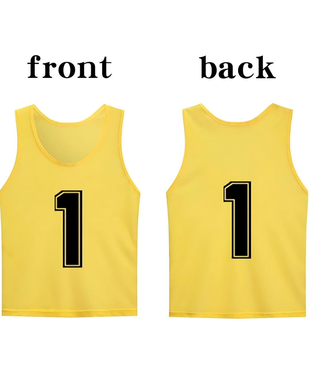 Holnkme Numbered Football Pinnies Scrimmage Vest Football Bibs Sports Pennies Team Training Exercise Vest for Adults Teenagers-set in Jordan