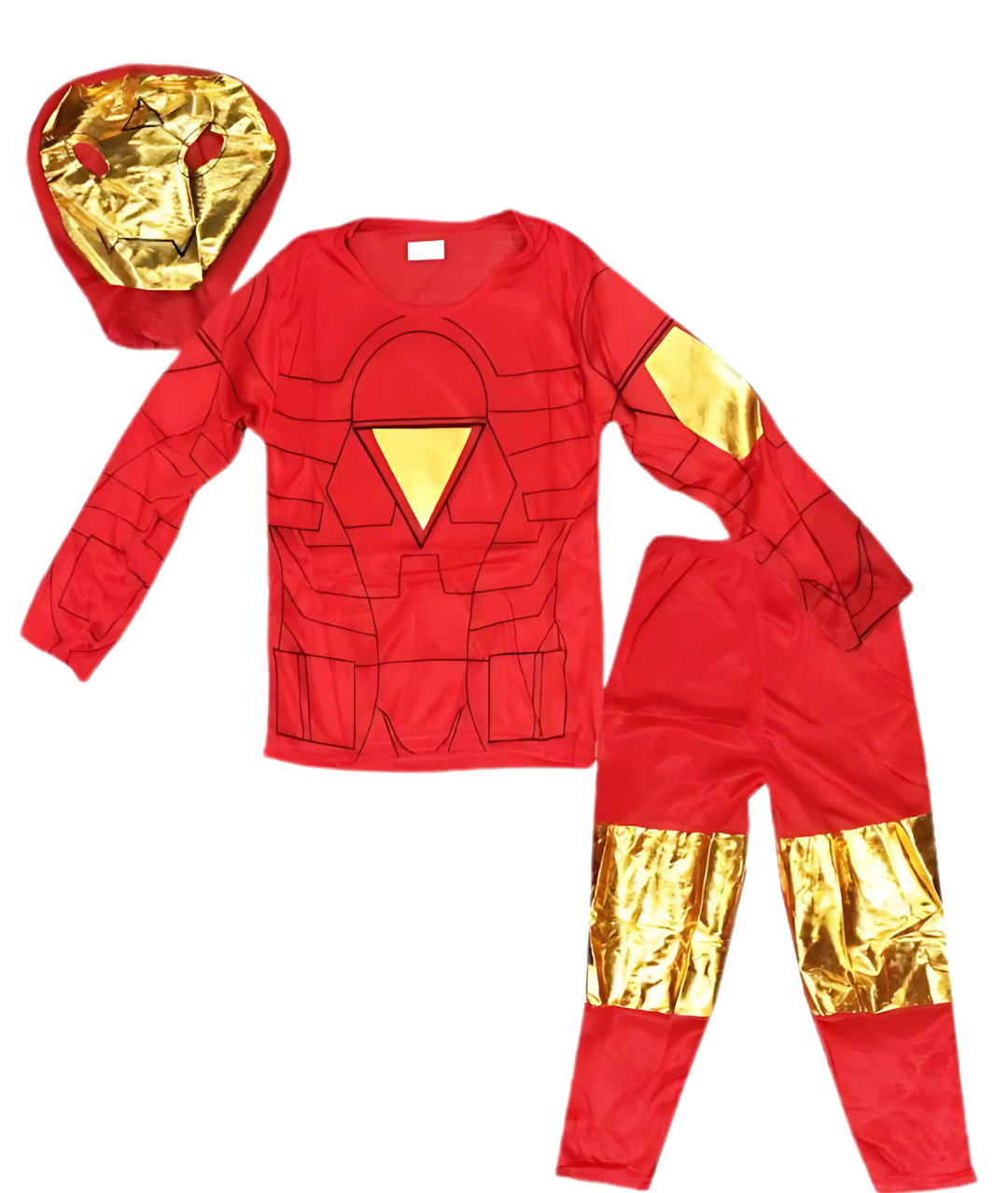 Iron Man Costume Superhero Kids Fancy Dress Costume 
