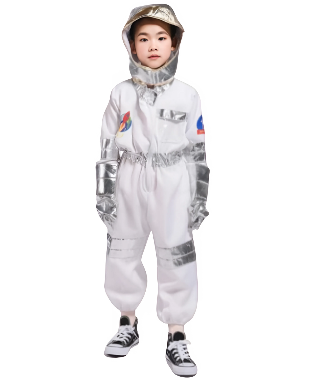 Kids Astronaut Costume NASA Space Suit Boys Girls Halloween Cosplay Outfits-set in Jordan
