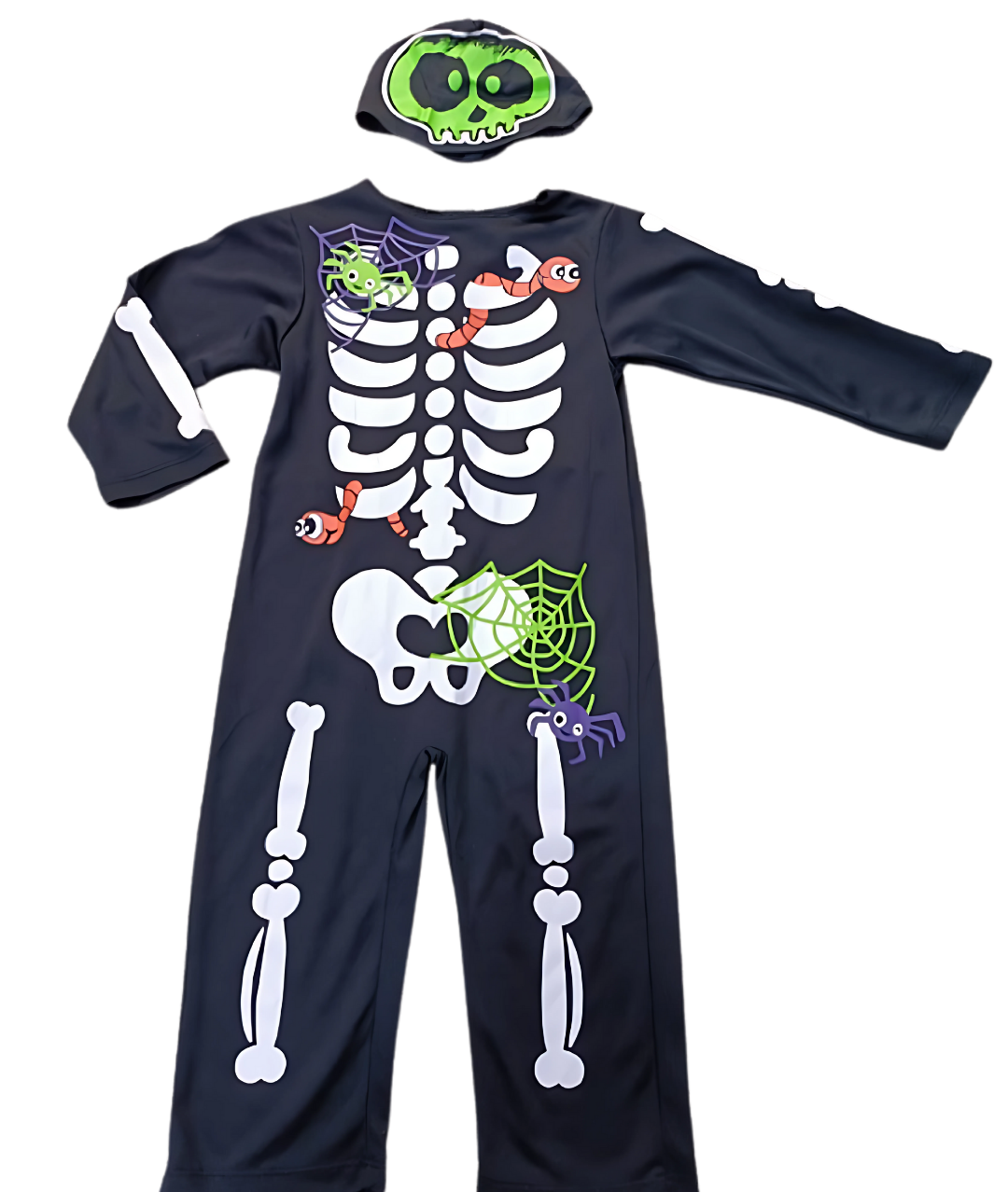 Kids Skeleton Zombie Costume Mask Boys Girls Halloween Fancy Dress Outfit-set in Jordan