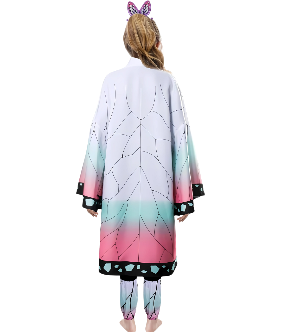 Kochou Shinobu Kimono Cosplay Costume -Takerlama Demon Slayer Women Kimono Outfit1