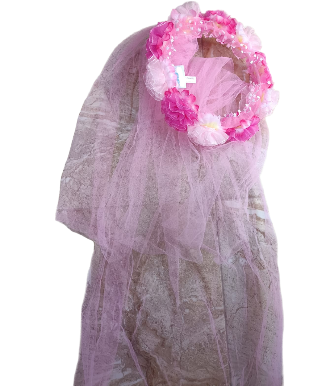 Little Princess Headband With A Layer Of Tulle Veil Flower Wreath-set in Jordan