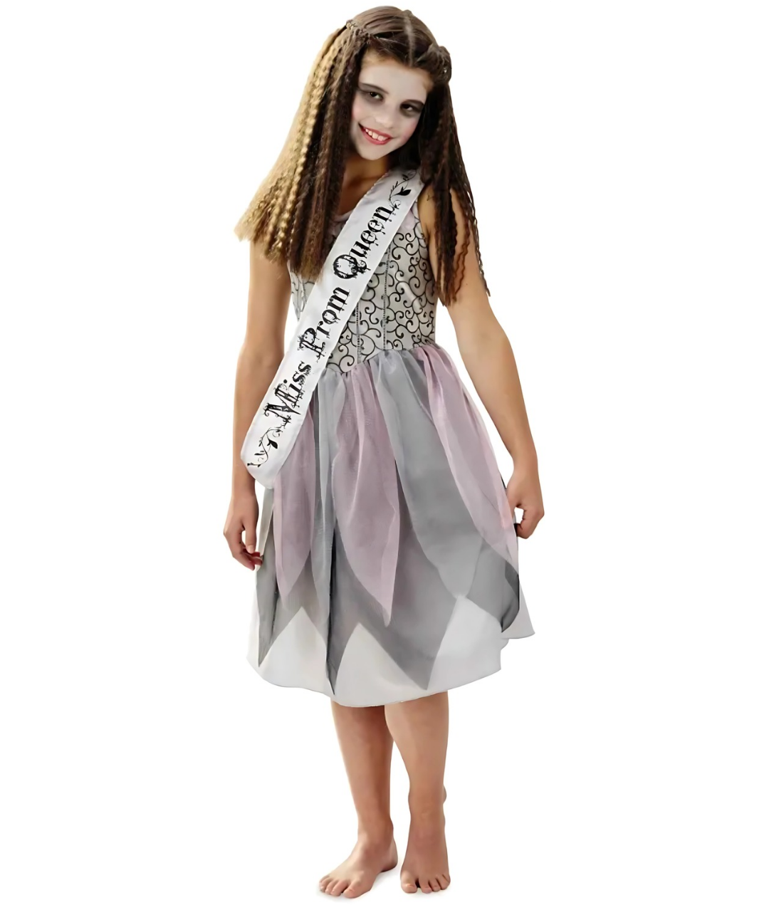 Girls Fright prom Queen Pageant Halloween Fancy Dress Costume pink and –  FANTASIA Costume Shop