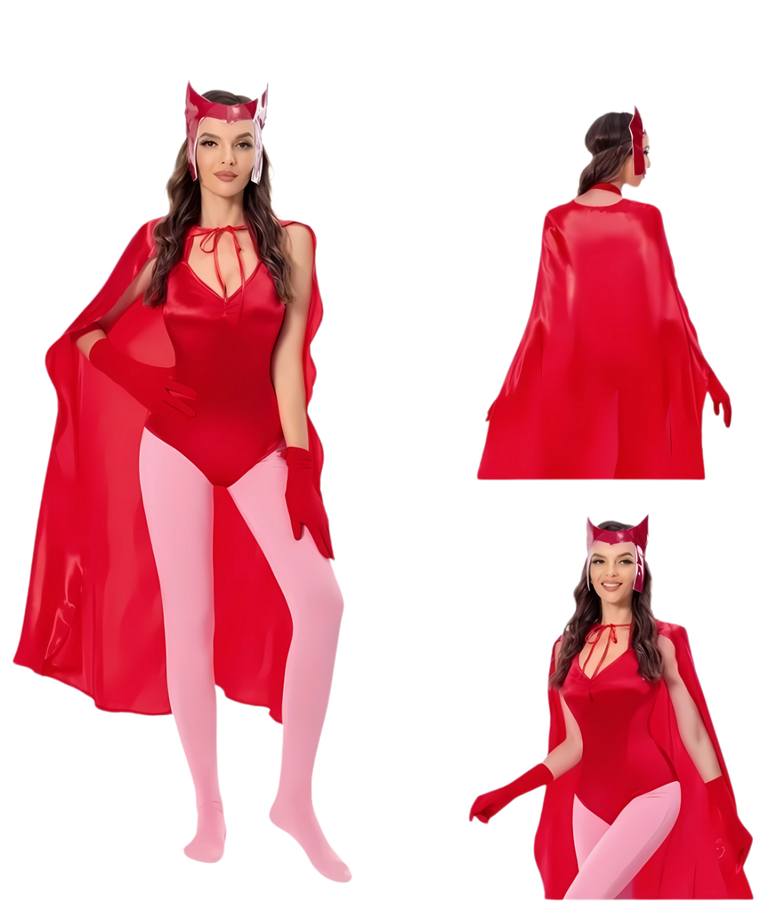 Marvel Wanda Maximoff Costume Women Outfit2