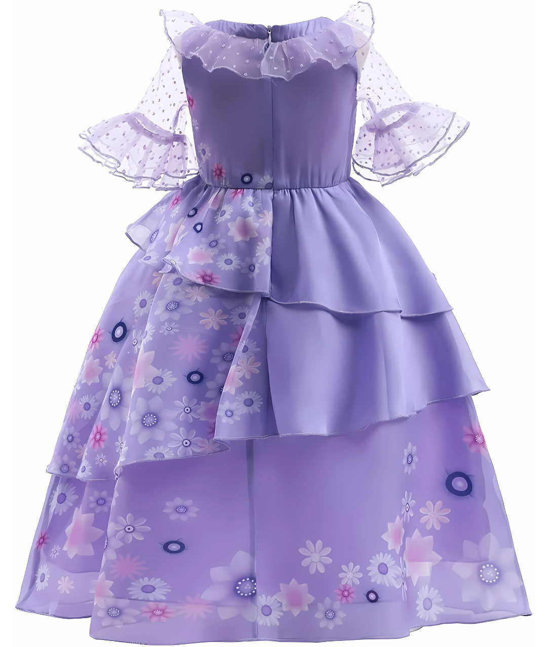 Mirabel Costume Isabella Dress for Girls Purple Floral for Girls1
