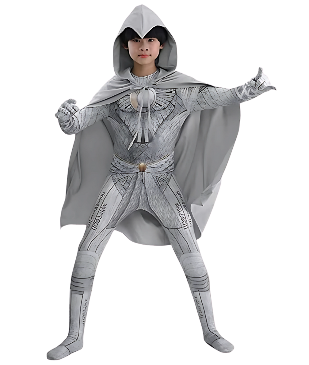 Moon Knight Cosplay Costume Jumpsuits Uniform Sets Hooded Cloak Headgear Without Mask-set in Jordan