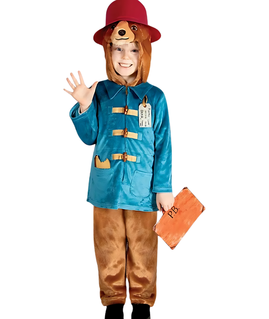 Paddington Bear Onesie Kids Boys Girls Animal 
