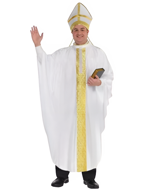 Pope Man Pontiff Holy Father Gents Costume Plus Size-set in Jordan