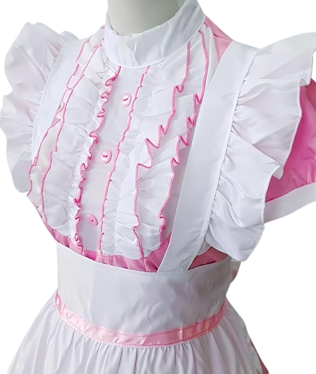 Samore Women's Maid Cosplay Costume Pink Dress4