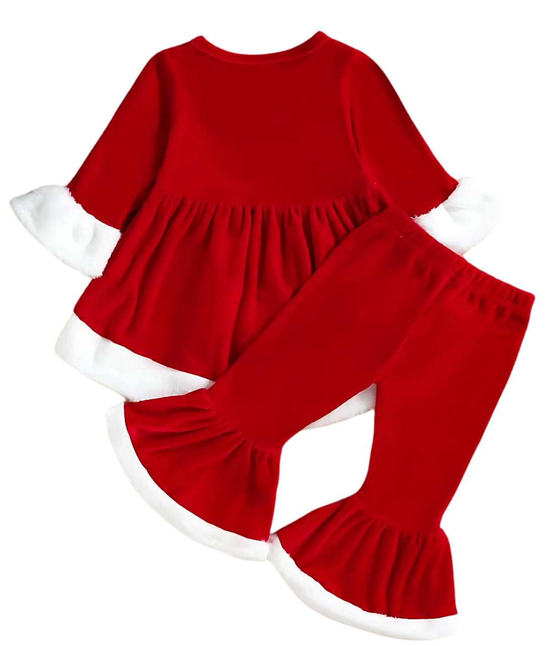 Santa Costume Toddler Girl Christmas Outfit2