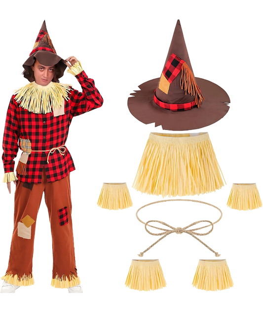 Scarecrow Costume Accessories Adult Scarecrow Kit 9 Pcs-set in Jordan