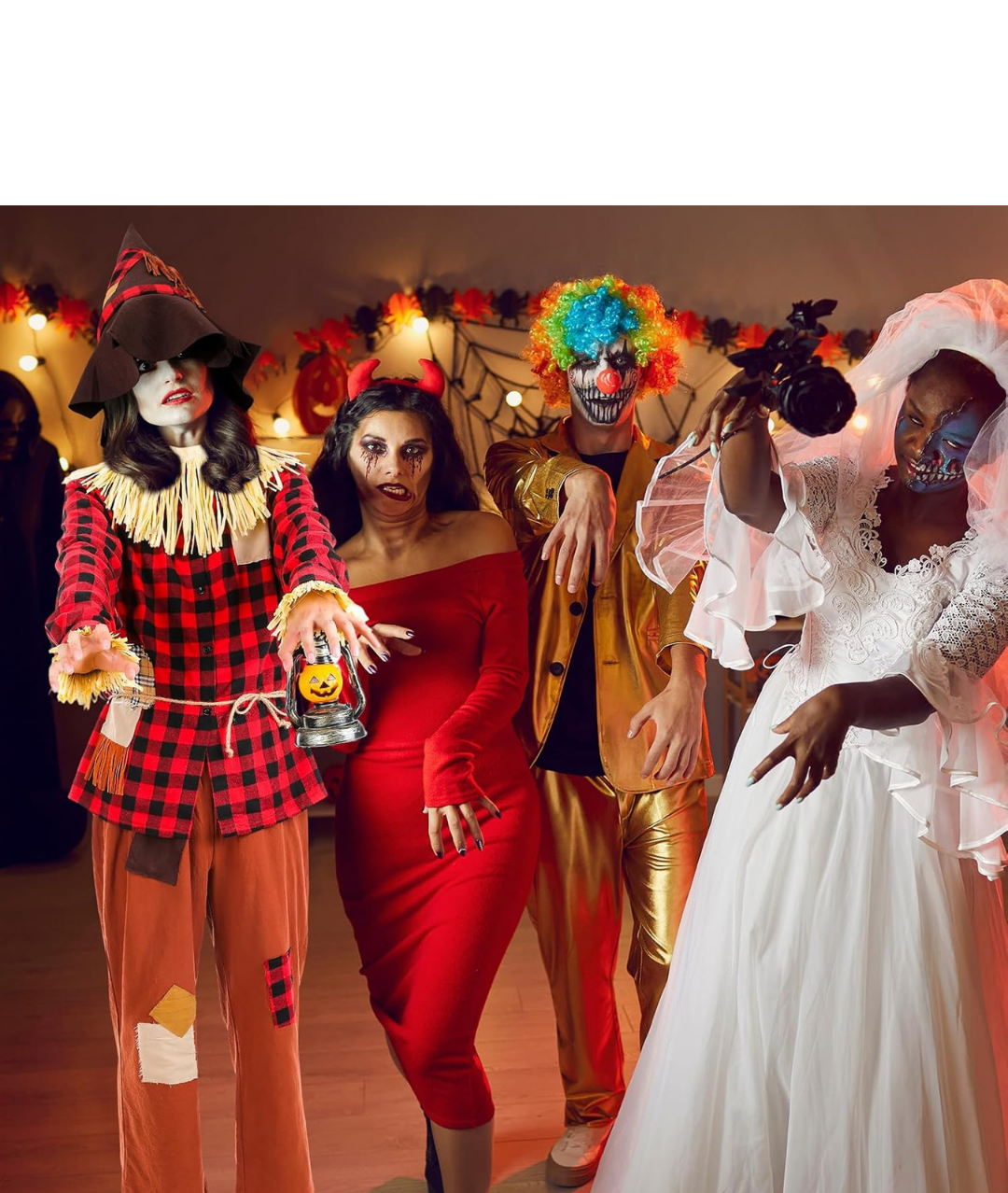 Scarecrow Costume Accessories Adult Scarecrow Kit 9 Pcs3