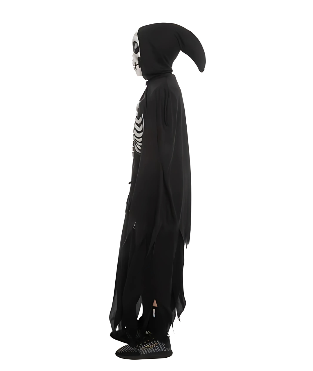 Spooky and Cute Halloween Reaper Skeleton Costume, Scary Grim Reaper Dress-up for Boys2