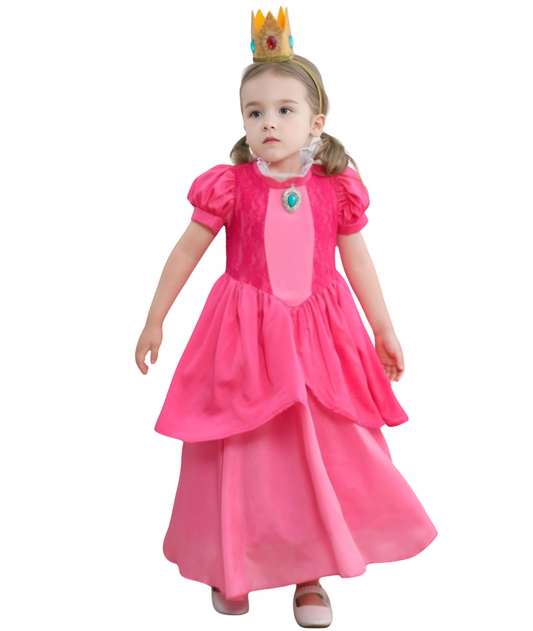 Super Brothers Princess Costume Dress  Princess Girls Puff Sleeve Cosplay Dress Up-set in Jordan