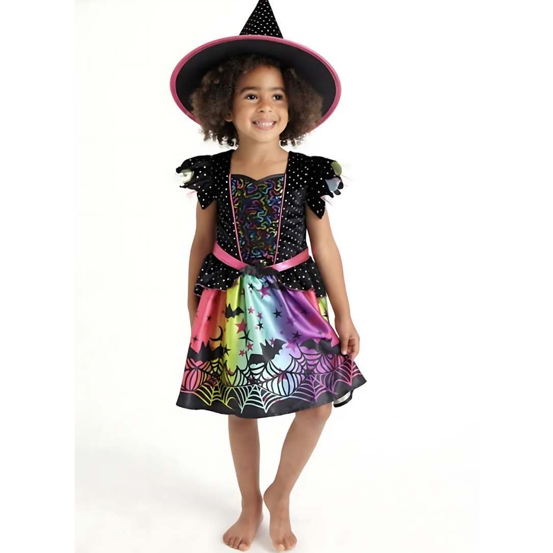 Tu, Halloween Witch, Rainbow Dress