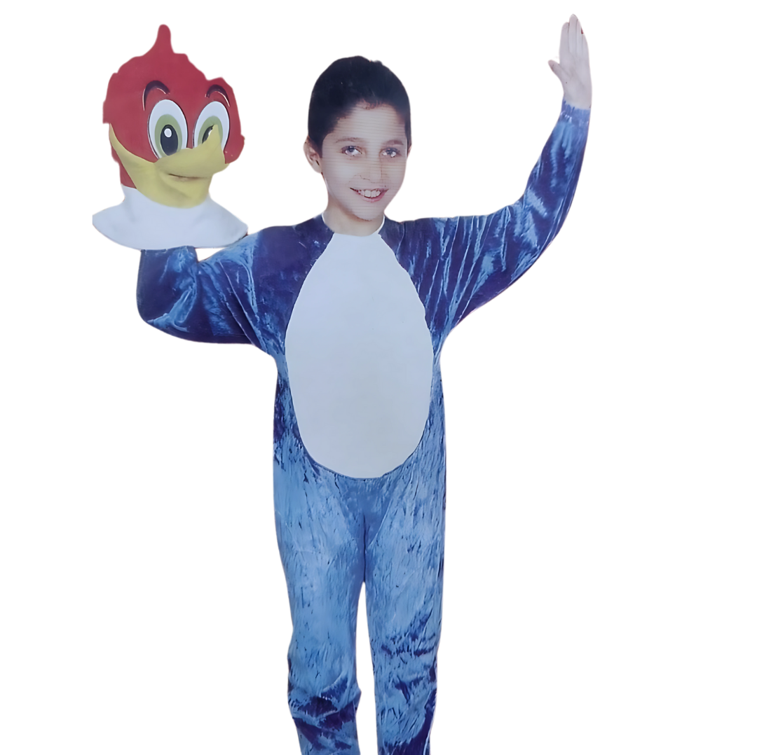 زي نقار الخشب وودي للأطفال زي الطيور